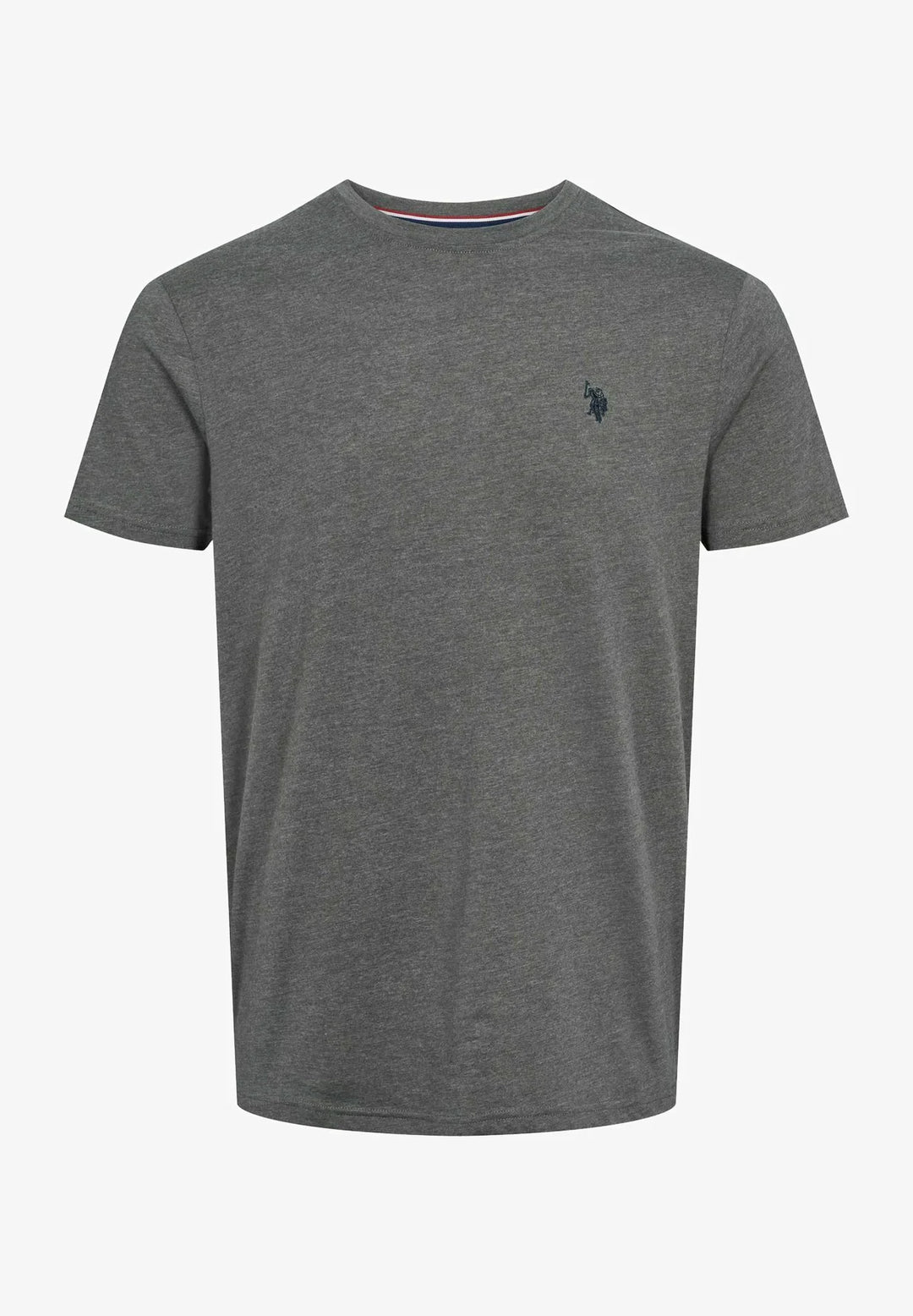 Logo T-shirt 'Arjun' - Medium Grey Melange