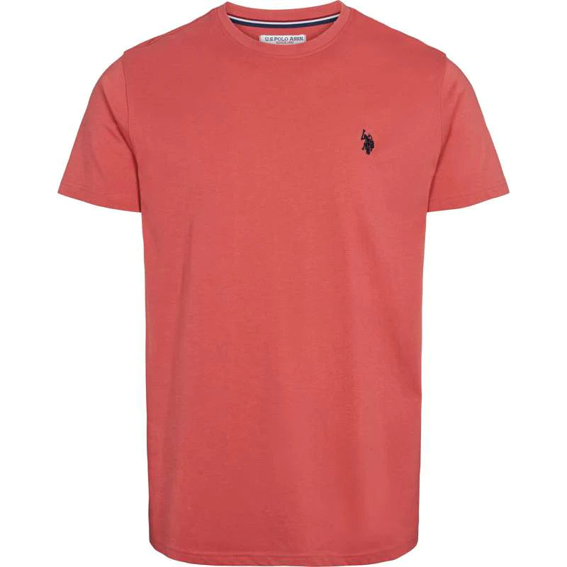 Logo T-shirt 'Arjun' - Mineral Red