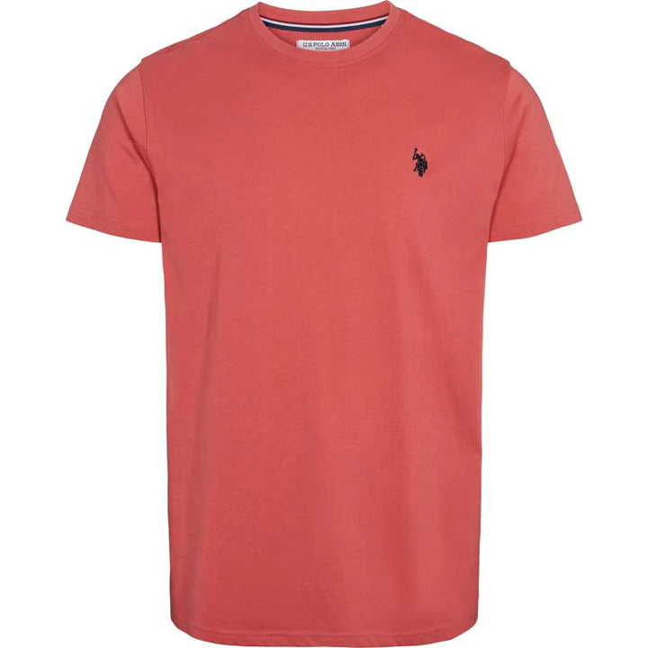 Logo T-shirt 'Arjun' - Mineral Red