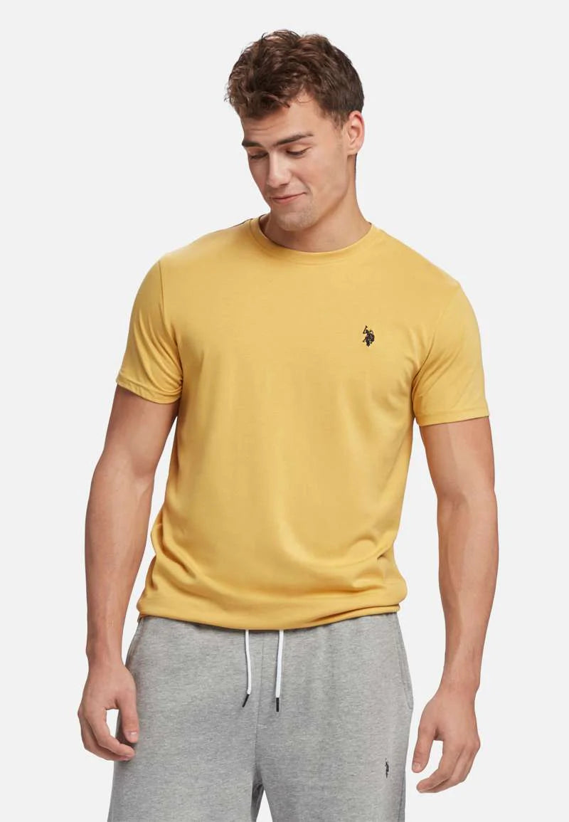 Logo T-shirt 'Arjun' - Rattan