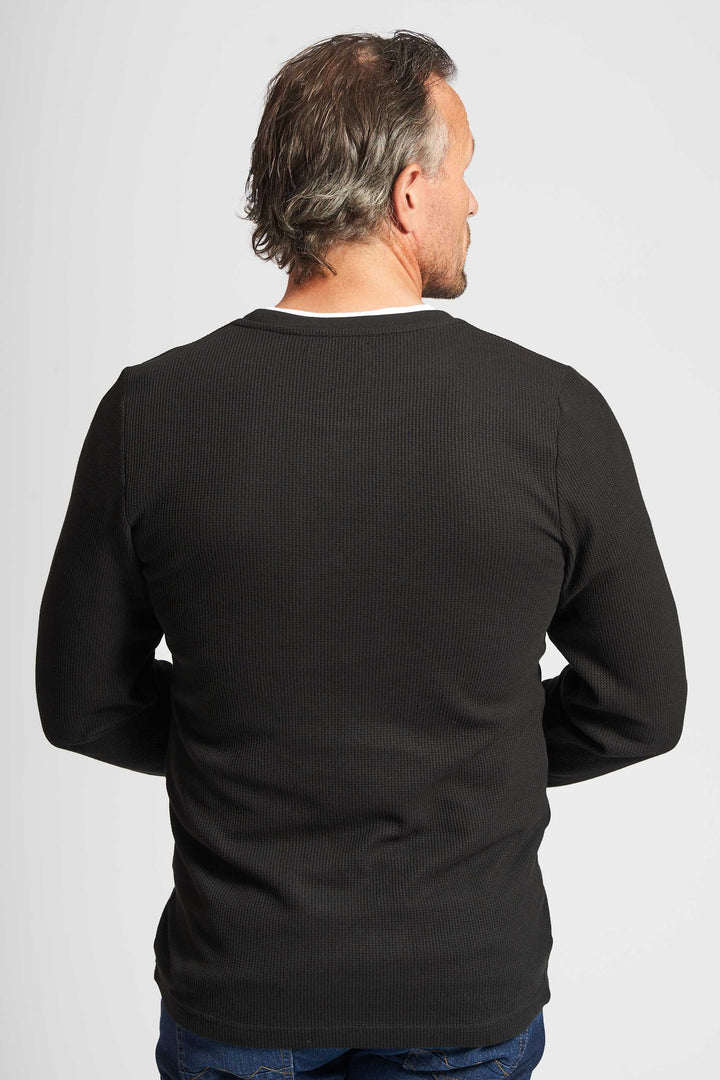 Vaffel Sweatshirt 'Allan' - Black