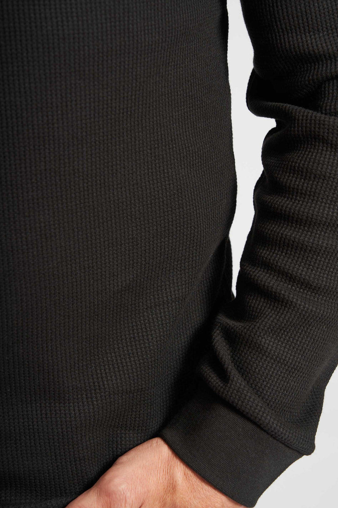 Vaffel Sweatshirt 'Allan' - Black