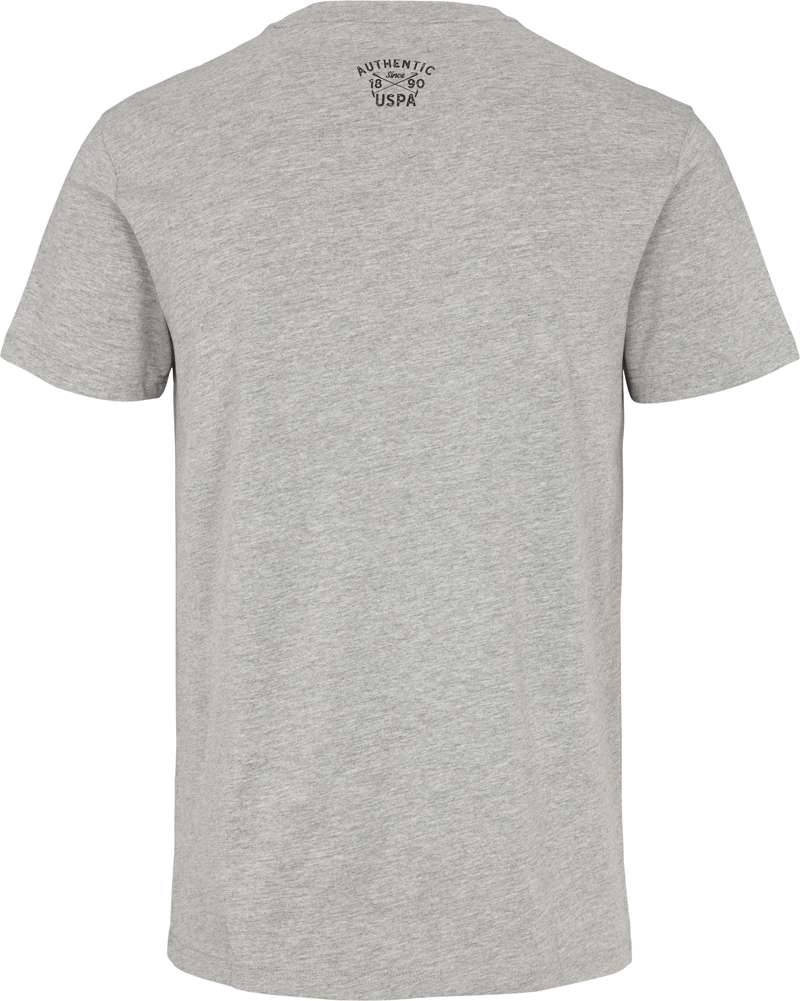 Logo T-shirt 'Archibald' - Grey Melange