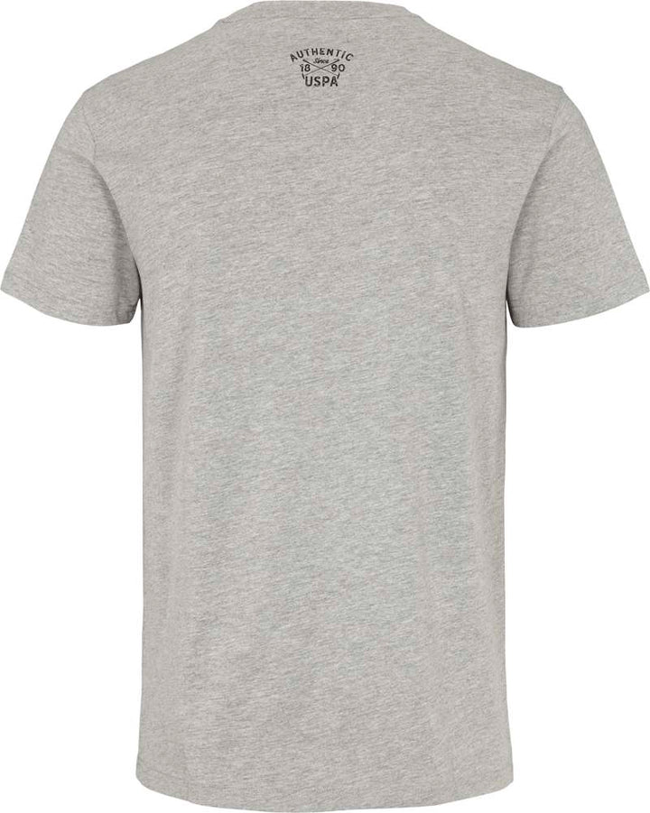 Logo T-shirt 'Archibald' - Grey Melange