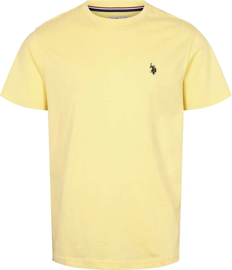 Logo T-shirt 'Arjun' - Pale Banana