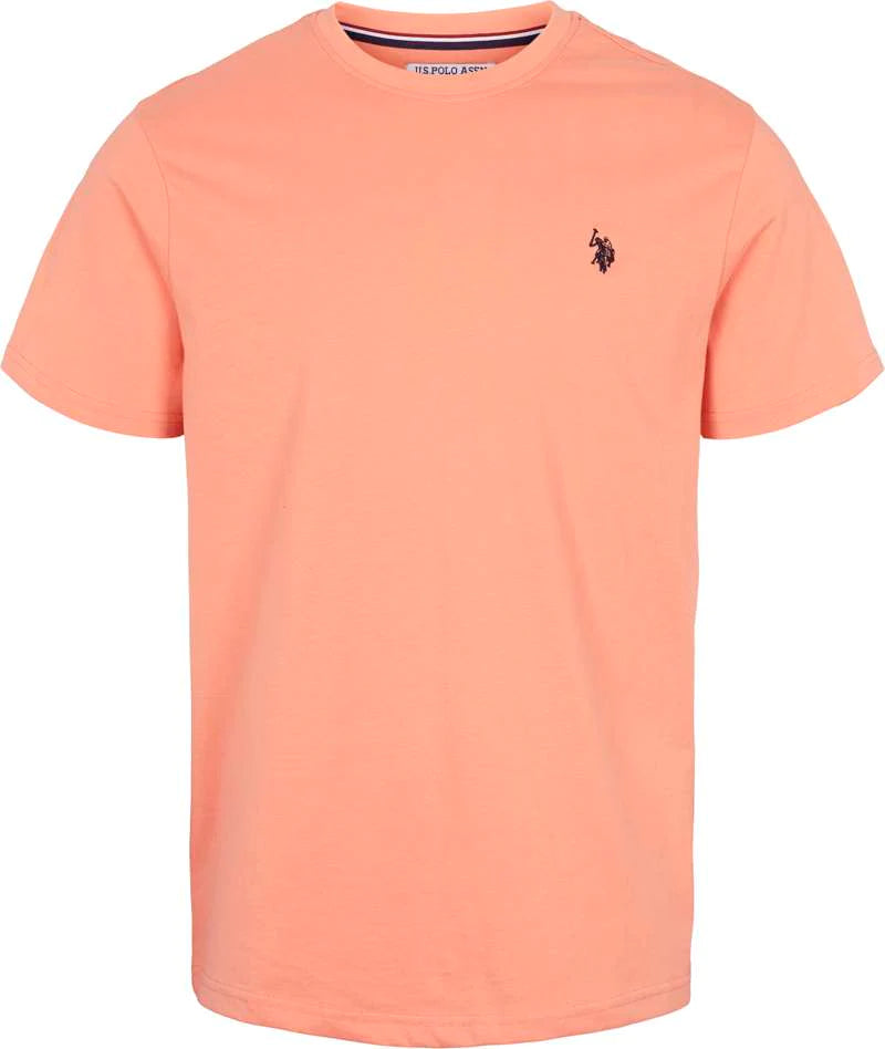 Logo T-shirt 'Arjun' - Peach Pink