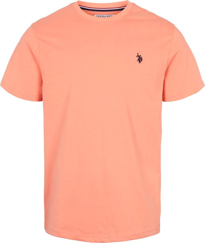 Logo T-shirt 'Arjun' - Peach Pink