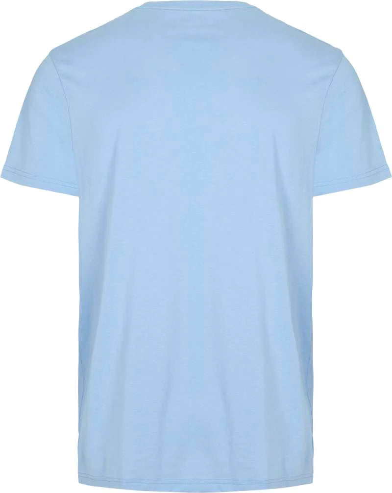 Logo T-shirt 'Arjun' - Placid Blue