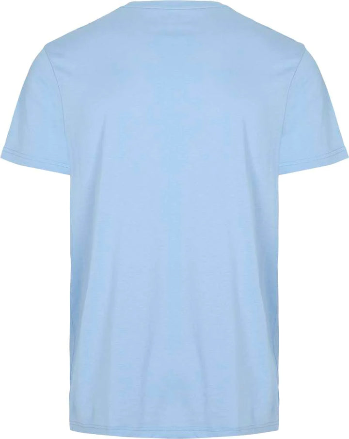 Logo T-shirt 'Arjun' - Placid Blue