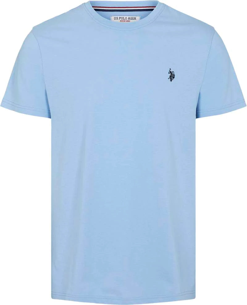 Logo T-shirt 'Arjun' - Placid Blue
