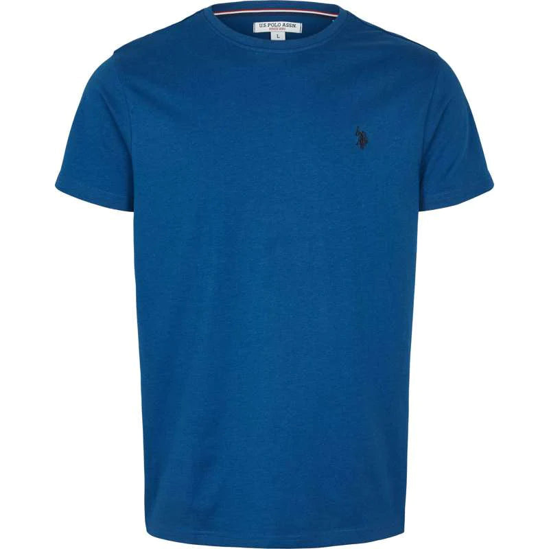 Logo T-shirt 'Arjun' - Monaco Blue