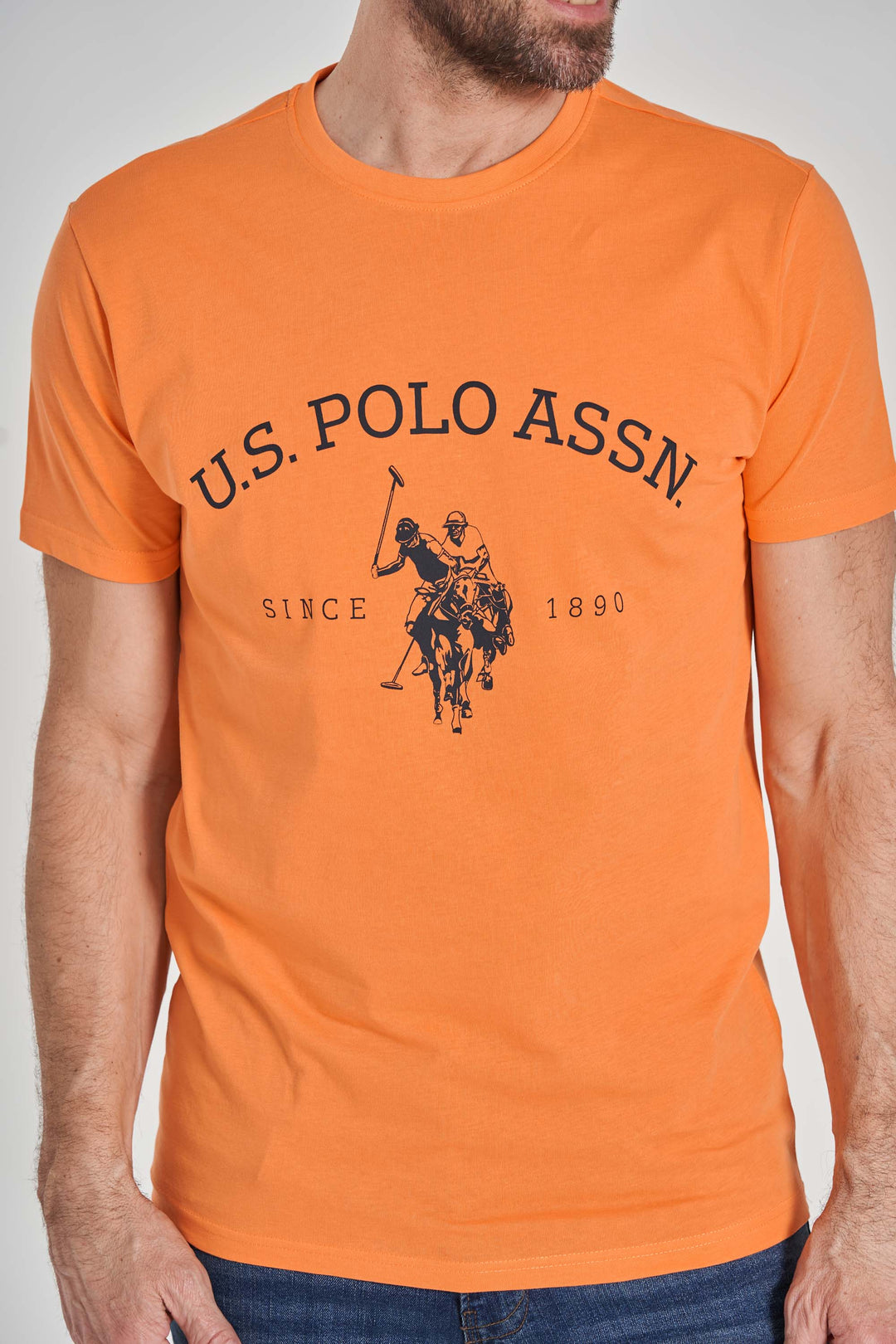 Logo T-Shirt 'Archibald' - Nectarine