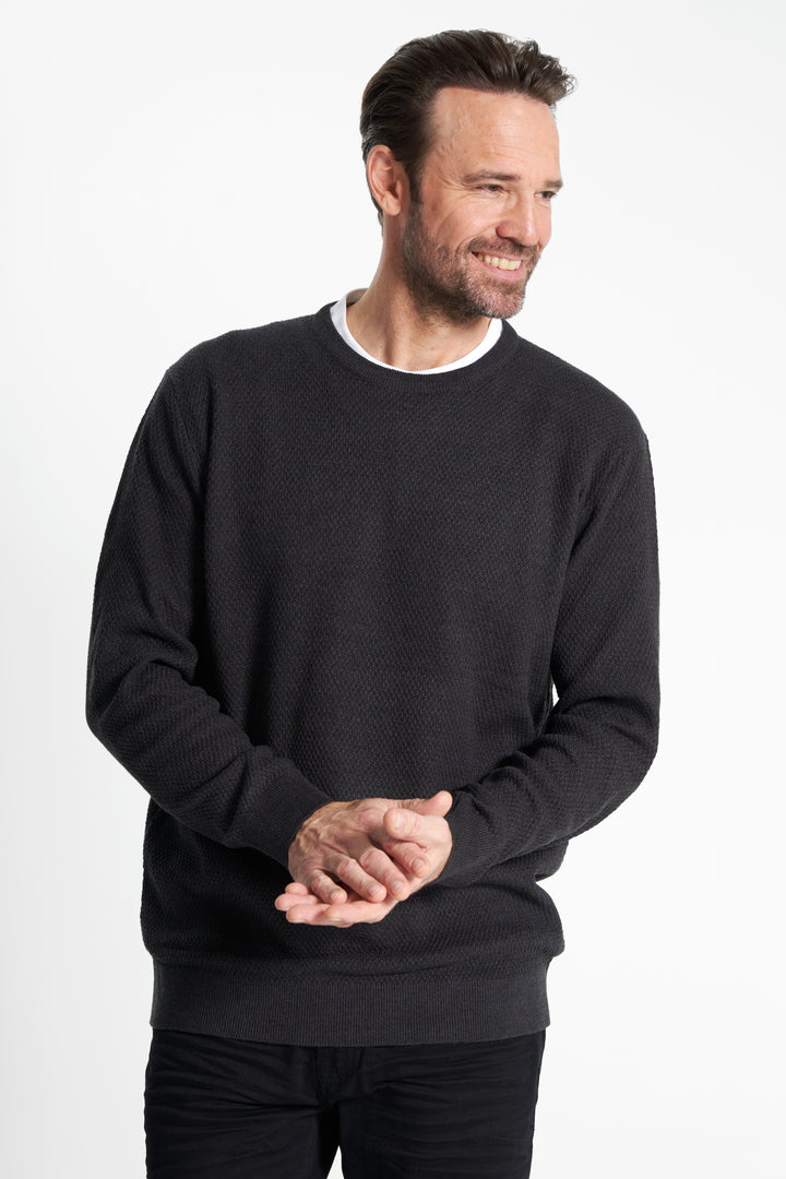 Gabriel O-neck - Mørkegrå