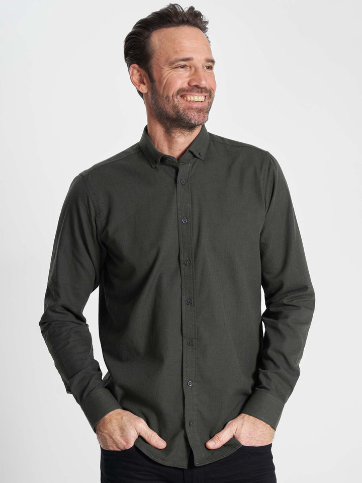 Bentson Flannel Skjorte - Grøn