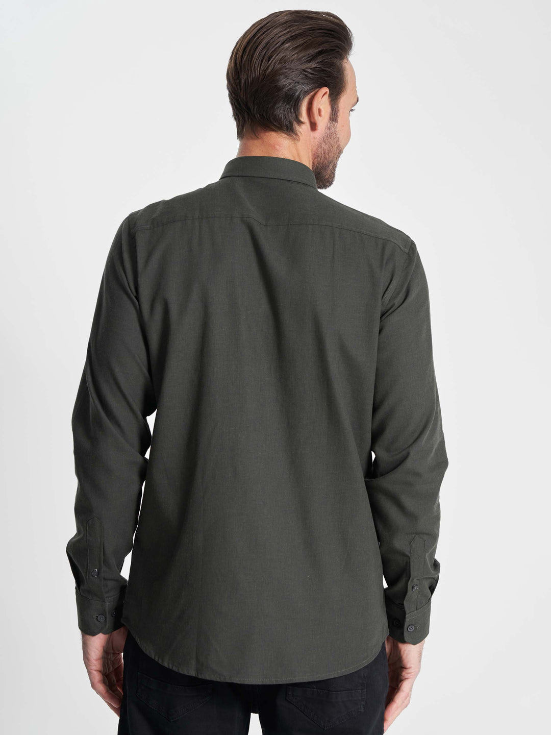 Bentson Flannel Skjorte - Grøn