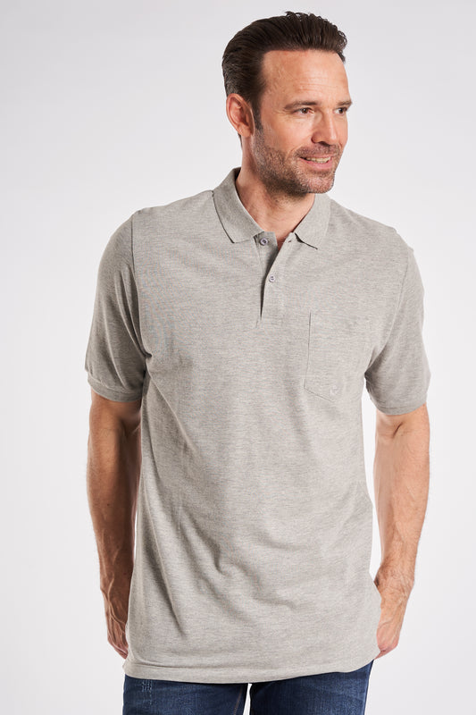 Skjern Polo - Grey Melange