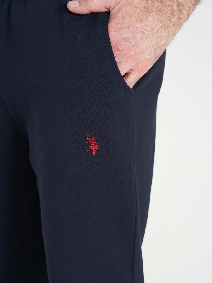 Basic sweatpants til mænd med logo mørkeblå