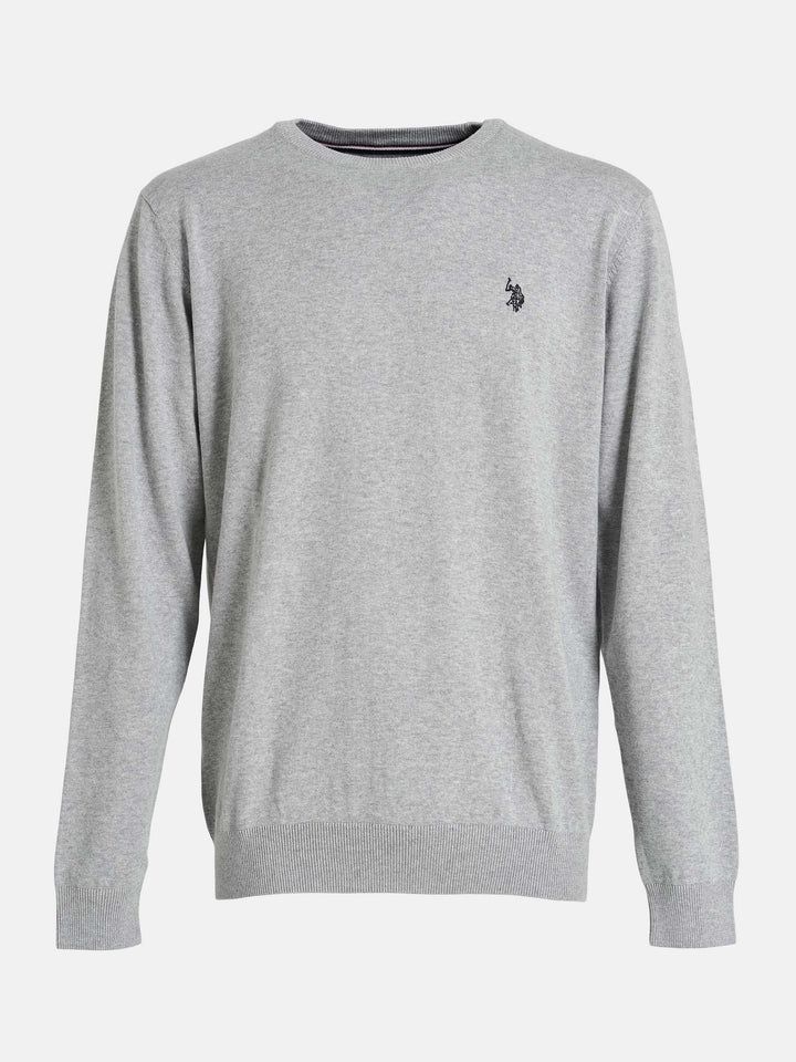 Adler sweatshirt med logo lysegrå