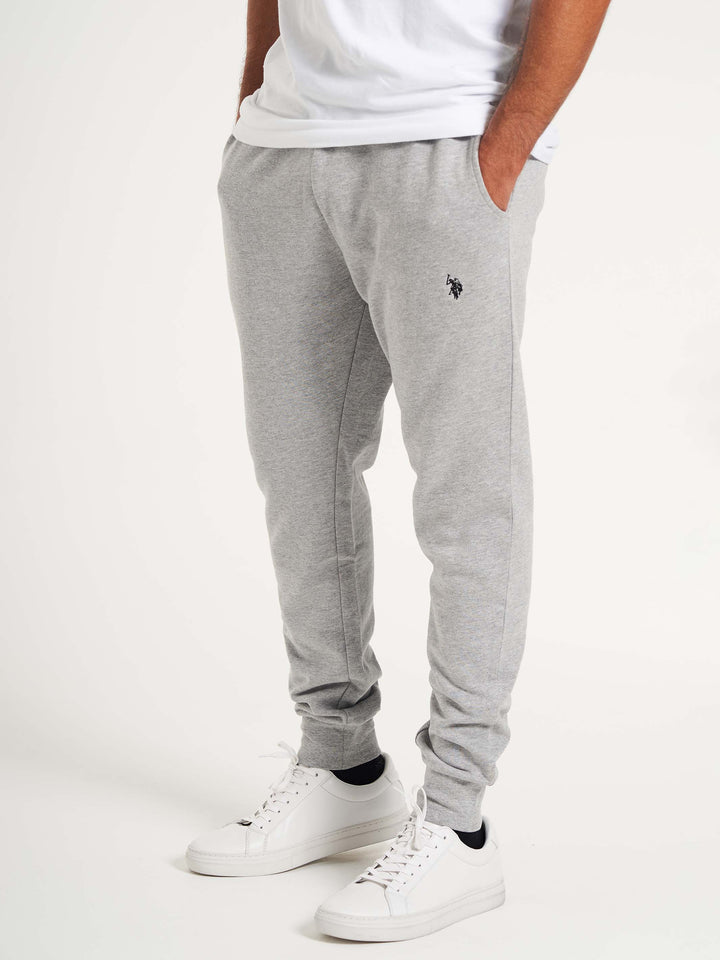 Basic sweatpants til mænd med logo grå