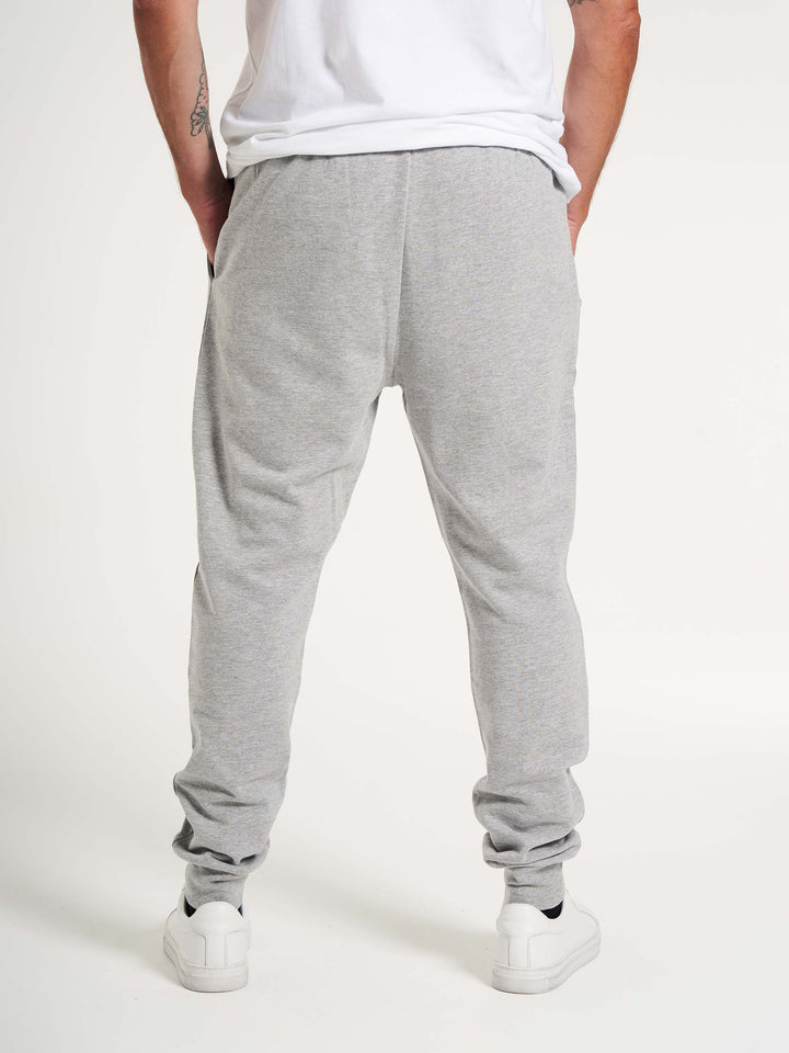 Basic sweatpants til mænd med logo grå