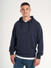 Basic hættetrøje hoodie til mænd med lomme mørkeblå
