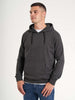 Basic hættetrøje hoodie til mænd med lomme mørkegrå
