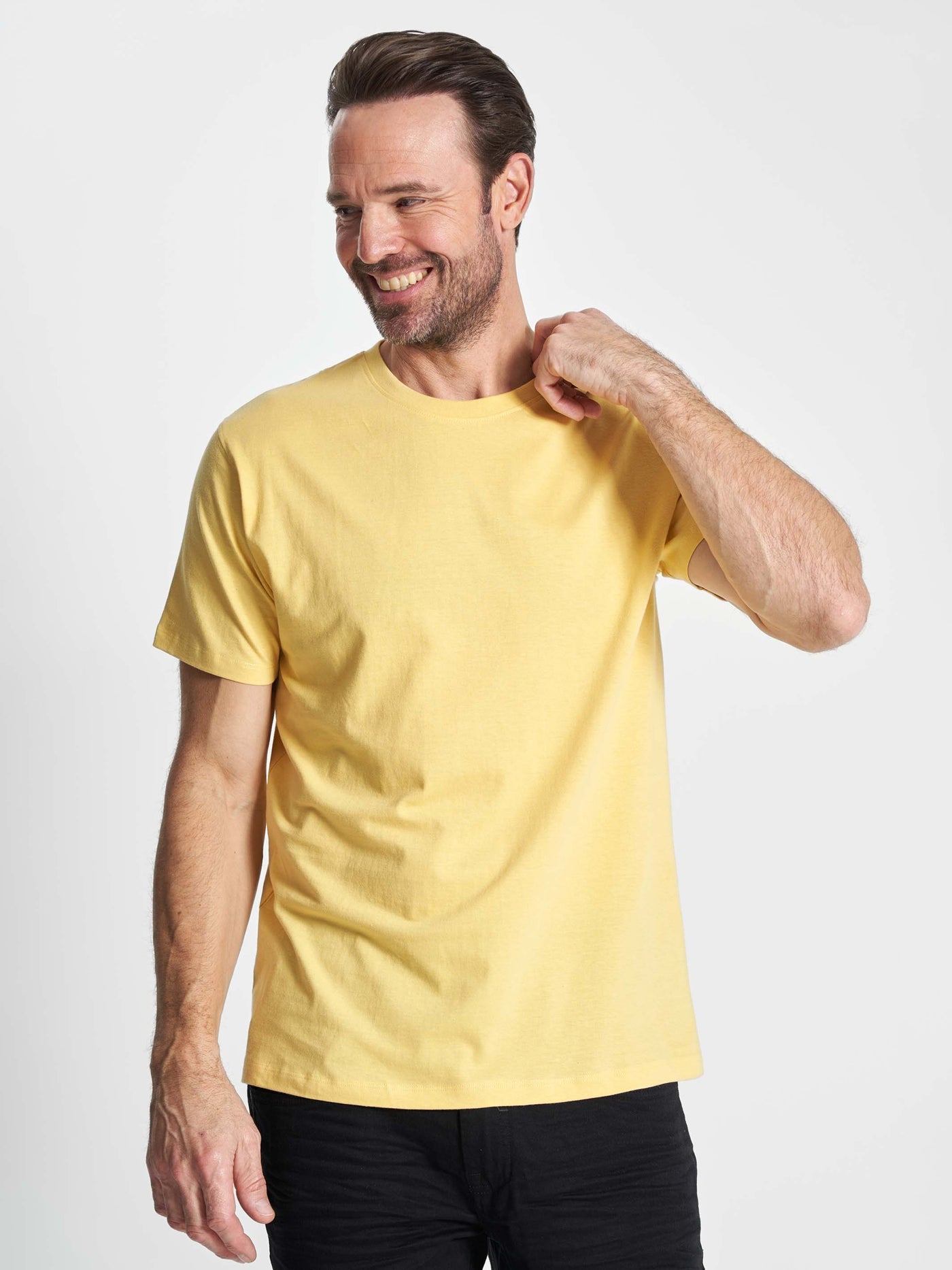 Basic T-shirt 'Fr. Havn' - Bitter Lemon