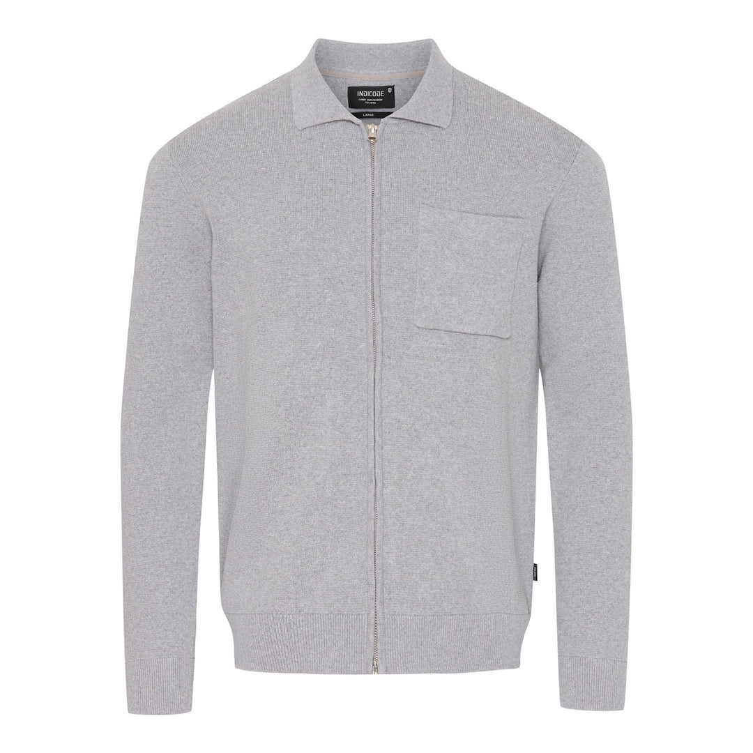 Muhlan Cardigan - Lt. Grey Mix