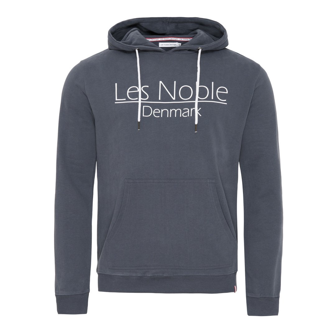 Bomuld Hættetrøje 'Hasle' - Slate Grey