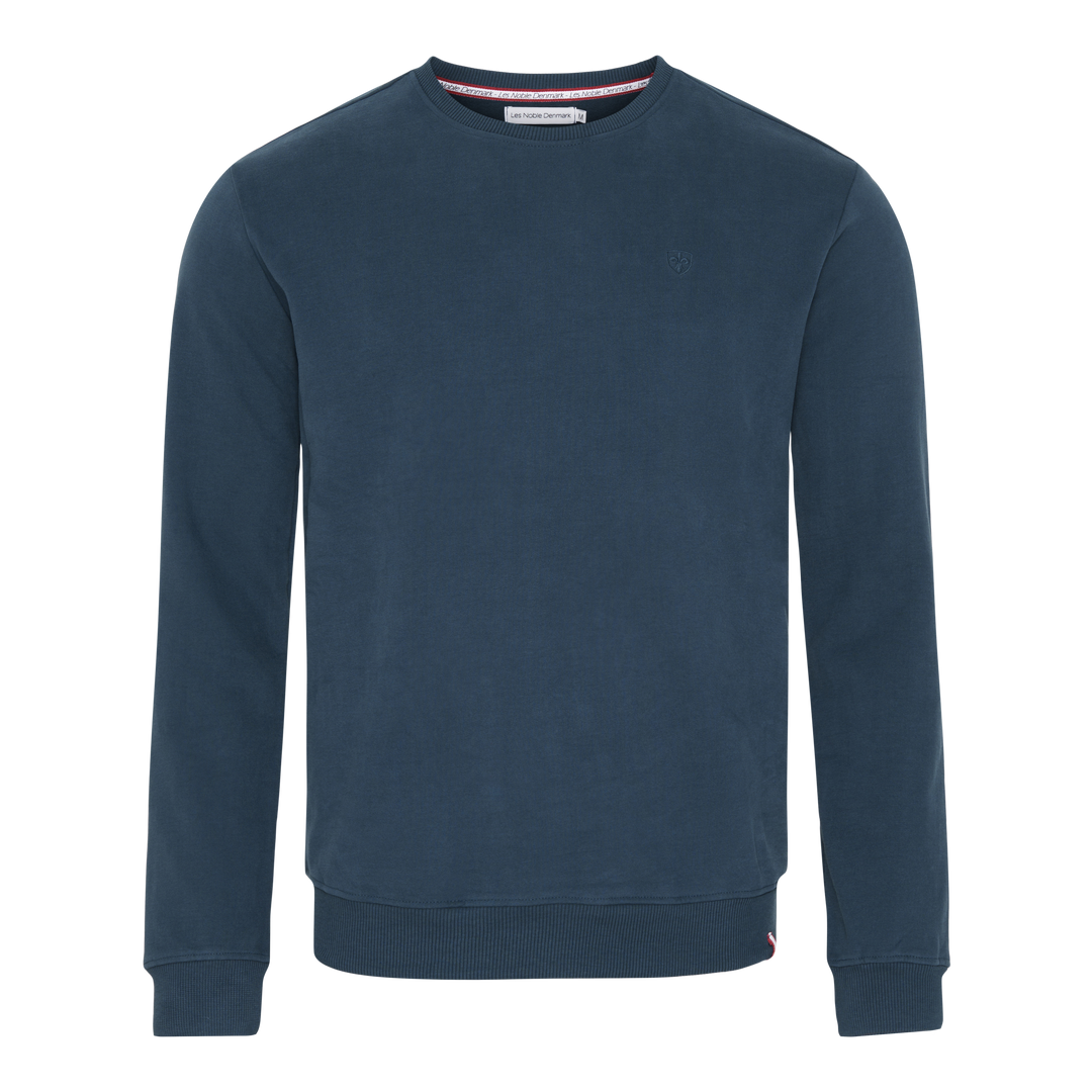 Bomuld Sweatshirt 'Silkeborg' - French Navy