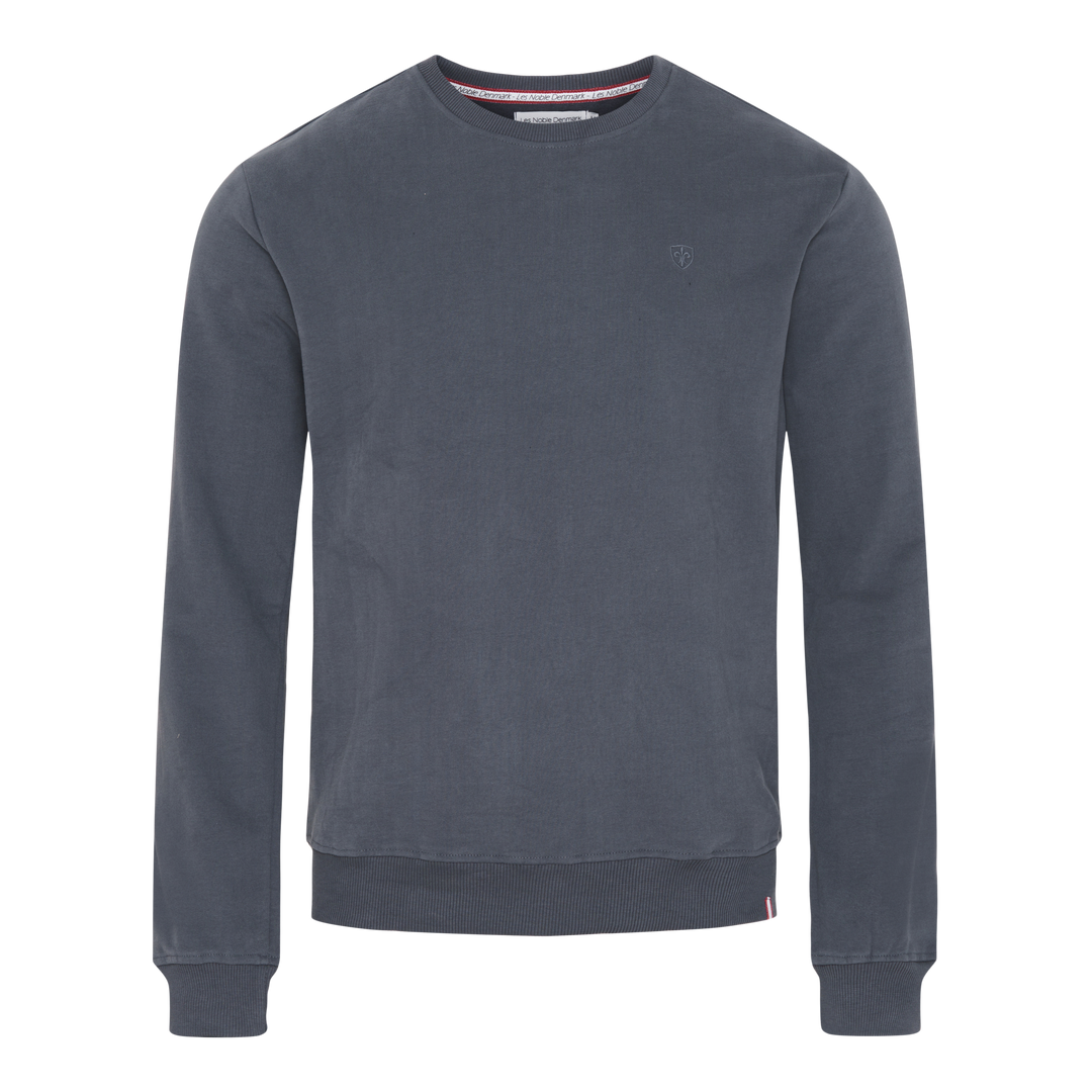 Bomuld Sweatshirt 'Silkeborg' - Slate Grey