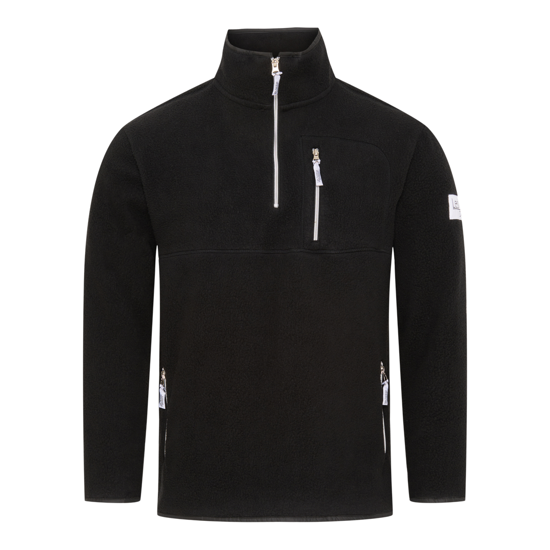 Roslev Fleece trøje - Sort