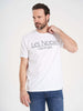 Basic økologisk herre t-shirt bomuld med logo GOTS Certificeret hvid