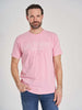 Basic økologisk herre t-shirt bomuld med logo GOTS Certificeret lyserød