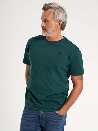 Basic økologisk herre t-shirt bomuld GOTS Certificeret grøn