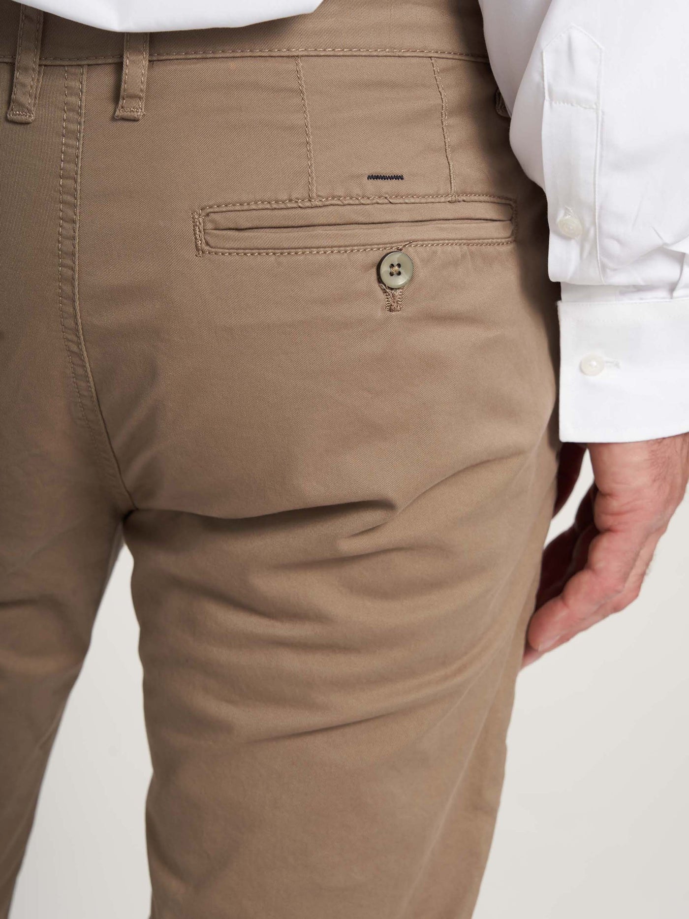 Chino bukser til mænd sand farvet