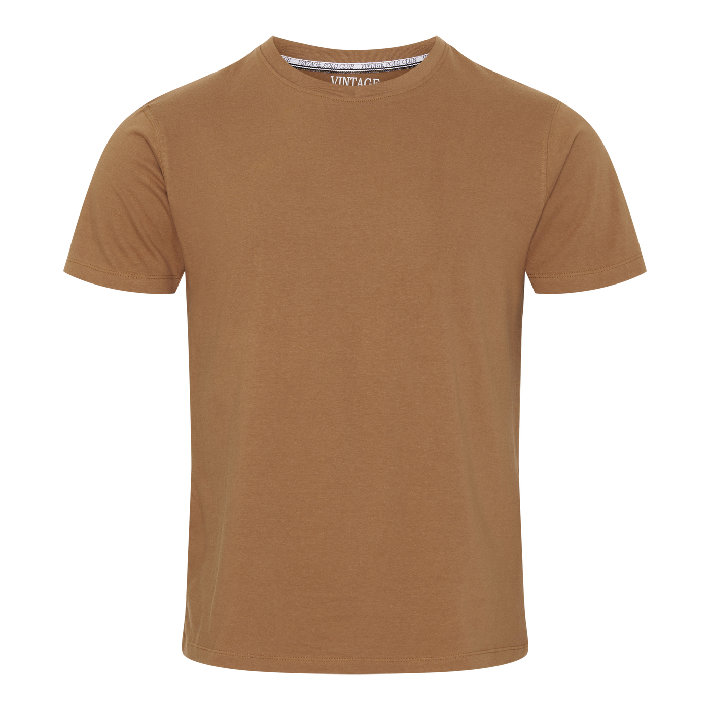 Basic T-shirt 'Fr. Havn' - Camel