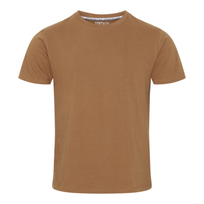 Basic T-shirt 'Fr. Havn' - Camel