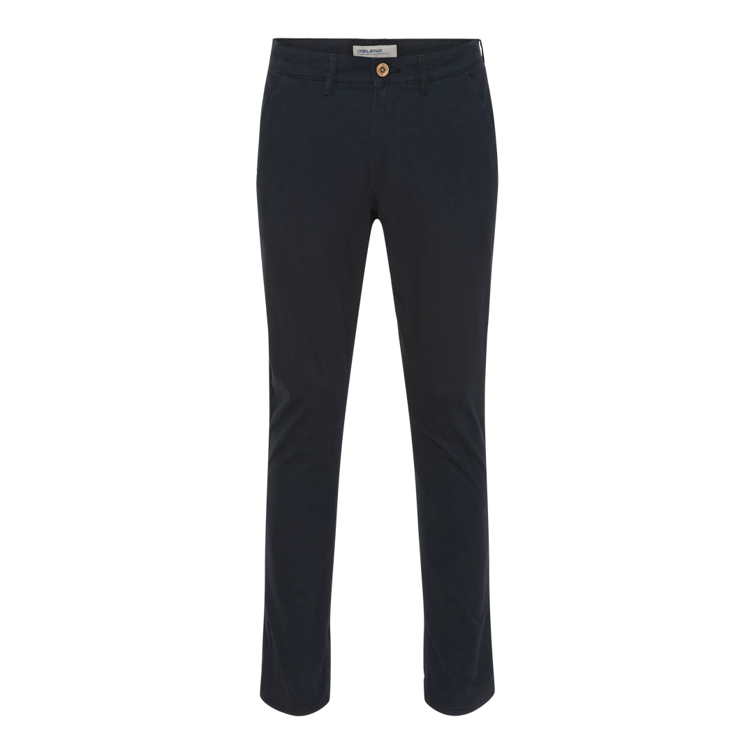 Stretch Chino 'Twister' - Black
