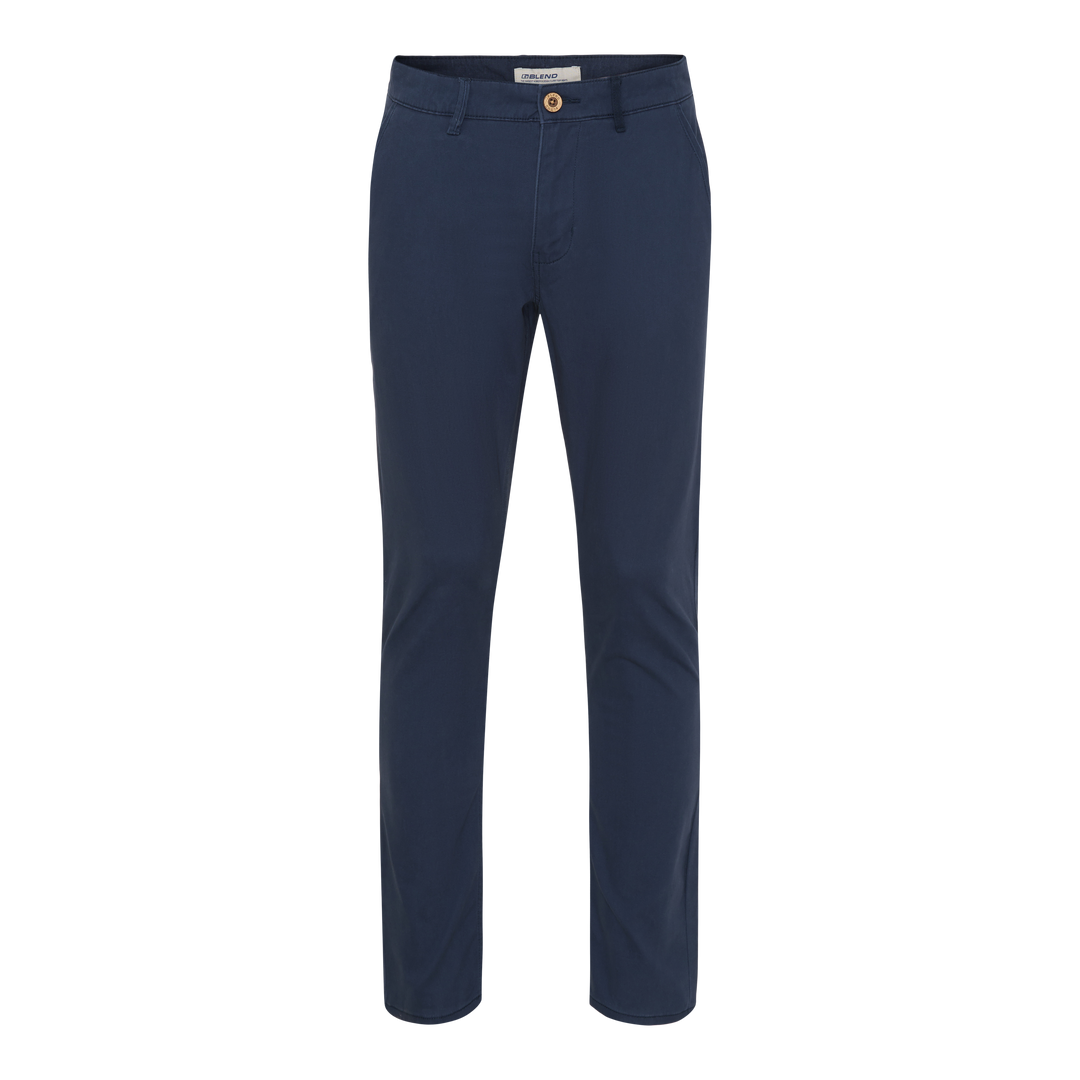 Stretch Chino 'Twister' - Dress Blue
