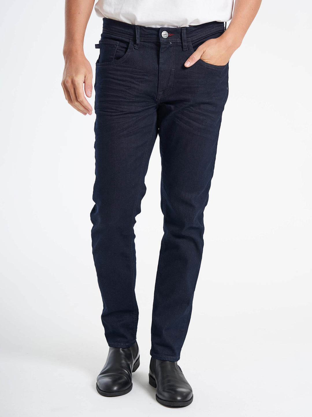 Twister stretch herre jeans modern fit grå
